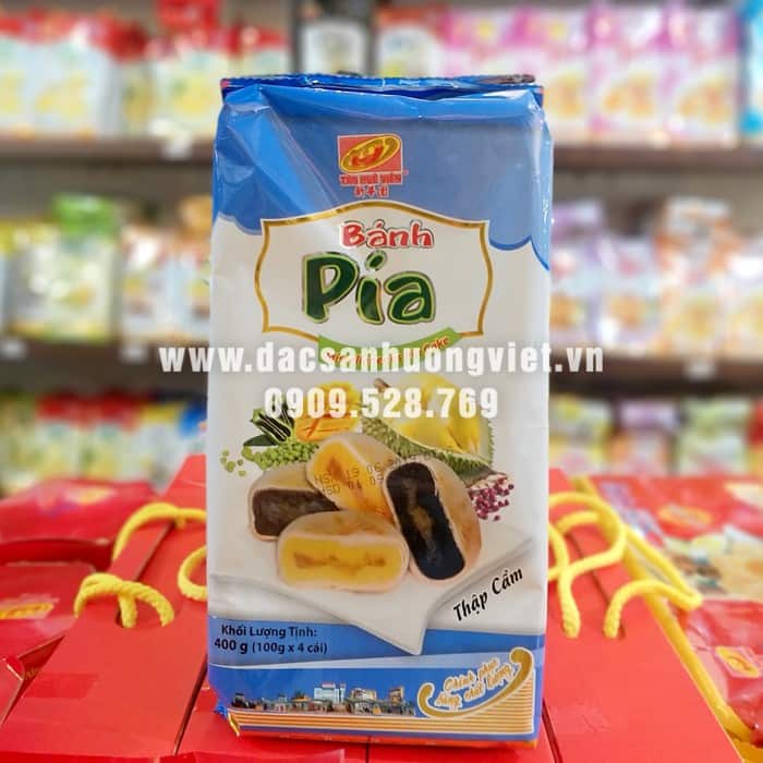 Bánh pía chay thập cẩm Tân Huê Viên 400gr