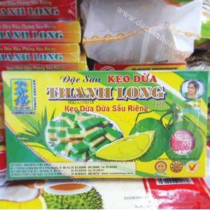Kẹo dừa lá dứa sầu riêng Thanh Long 300gr