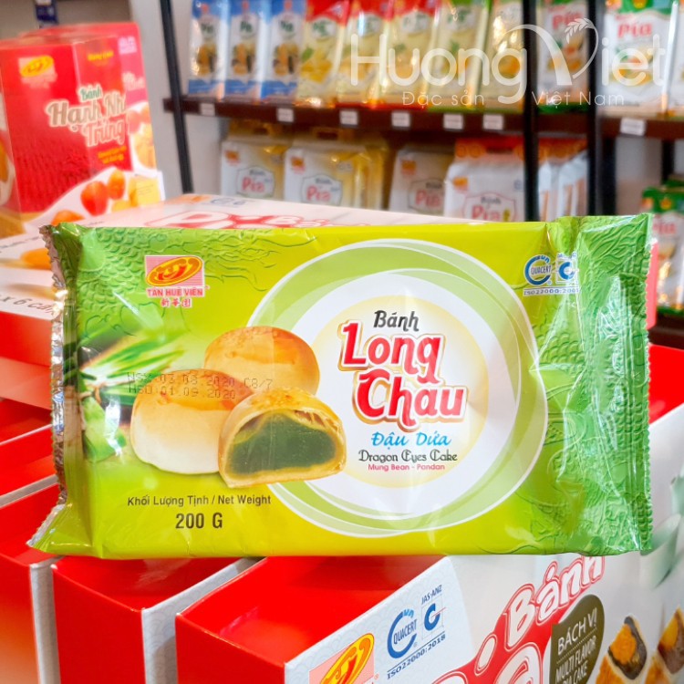 Bánh Long Châu lá dứa Tân Huê Viên 200g