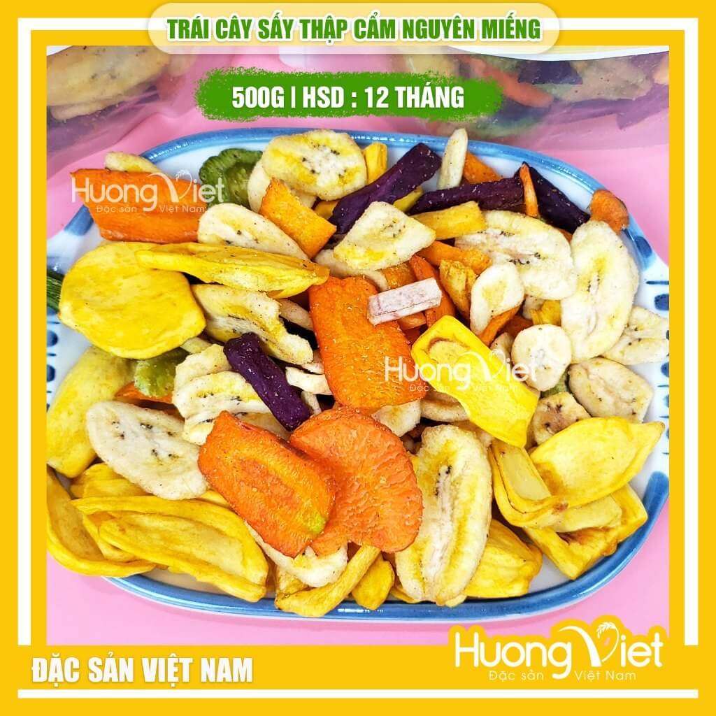 Trái cây sấy thập cẩm Thuận Hương - Túi 500gr