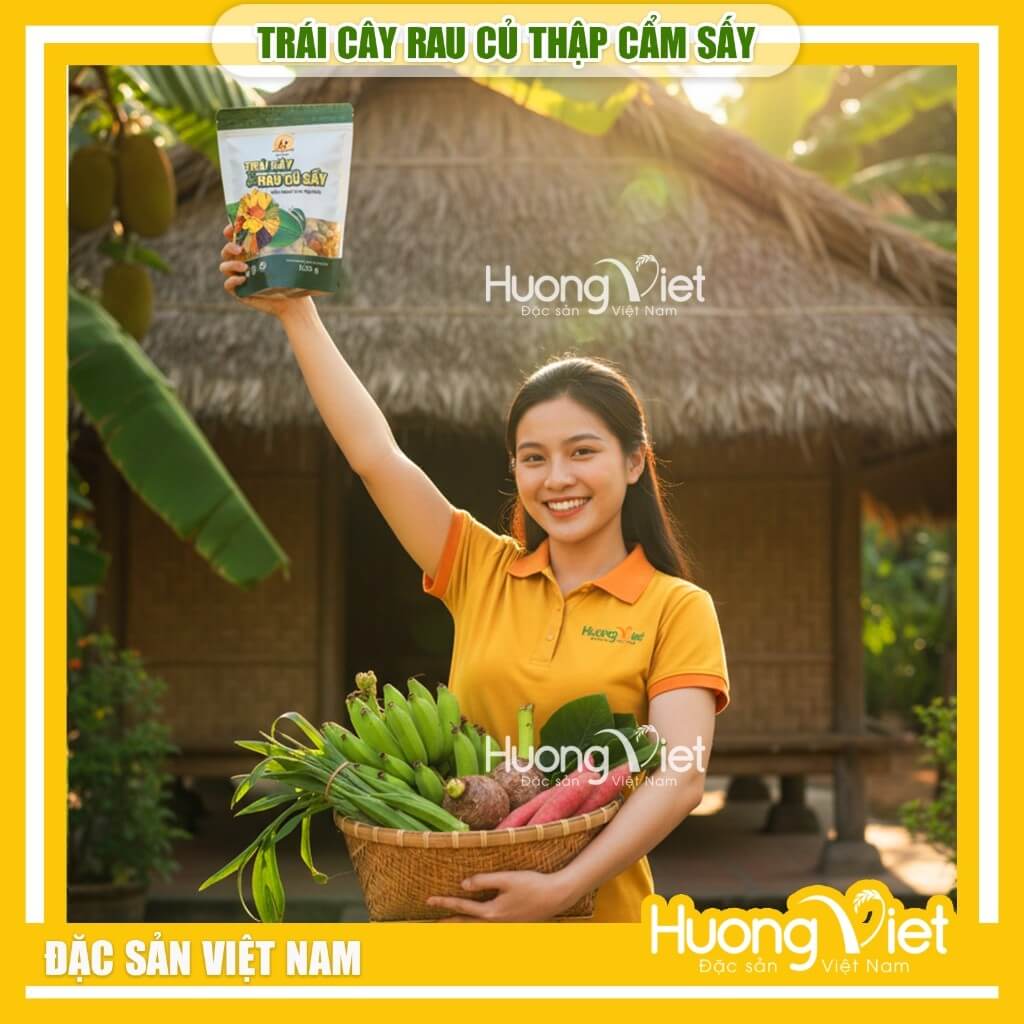 Trái cây sấy thập cẩm Thuận Hương - Túi 500gr