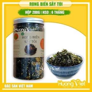 Rong biển ăn vặt cháy tỏi mè 150g
