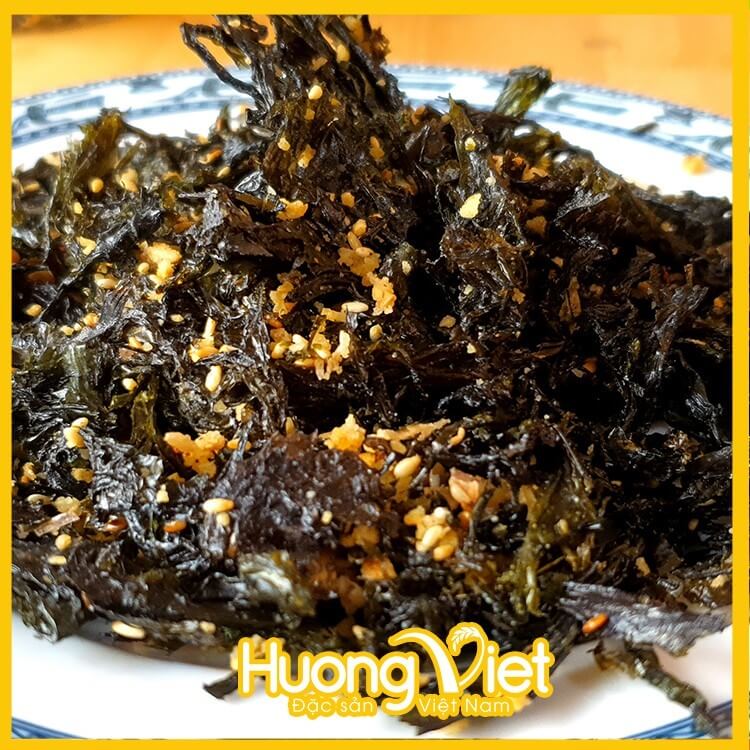 Rong biển ăn vặt cháy tỏi mè 150g