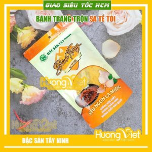 Bánh tráng trộn sate tỏi Tây Ninh