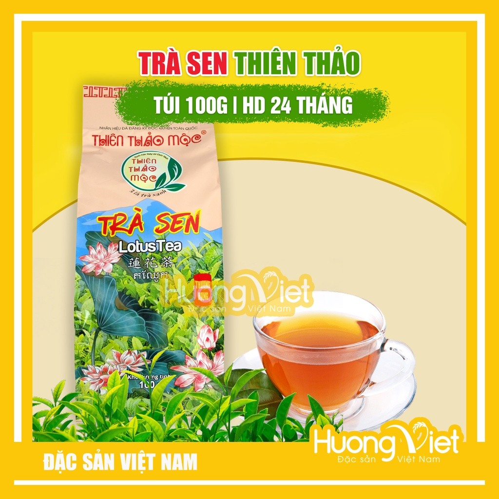 Trà sen thượng hạng Thiên Thảo Mộc (Gói 100g)