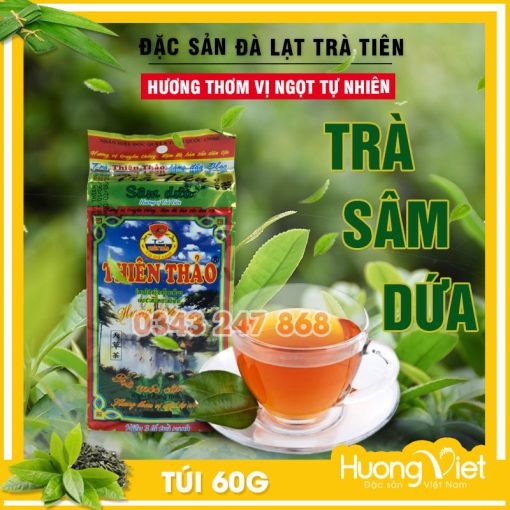 Trà sâm dứa Đà Lạt hiệu Thiên Thảo vị thơm dịu (Gói 60g)