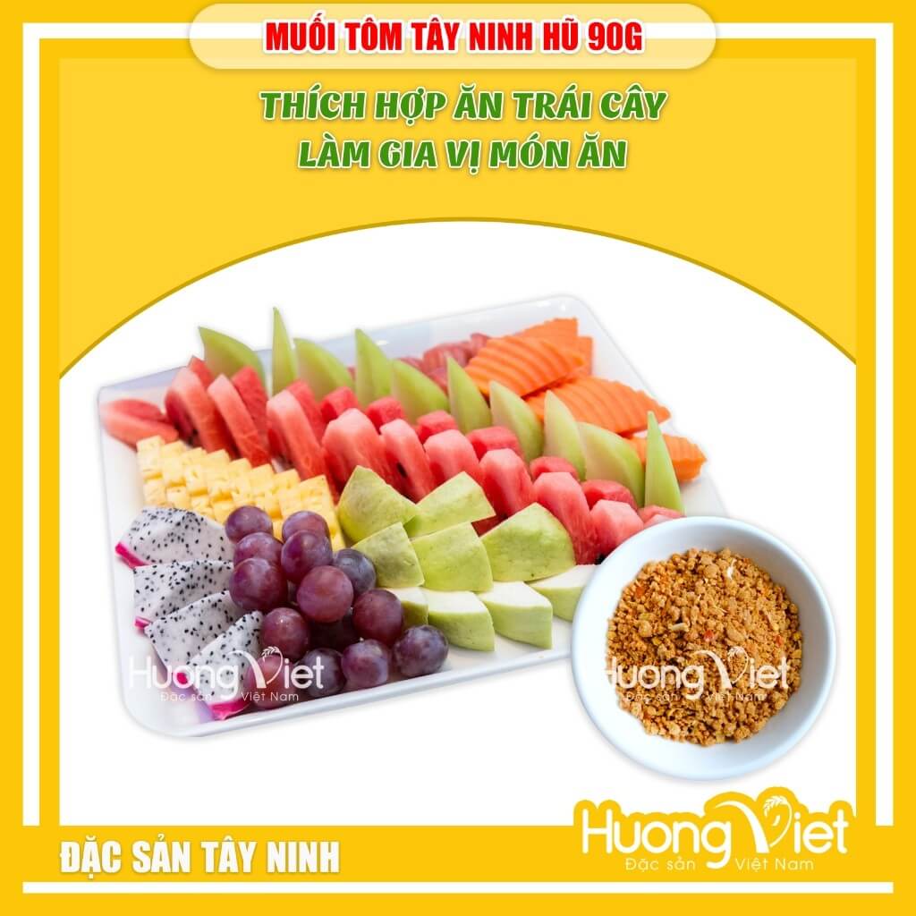 Muối tôm chấm hoa quả Nhất Vị Tân Nhiên hũ 90g