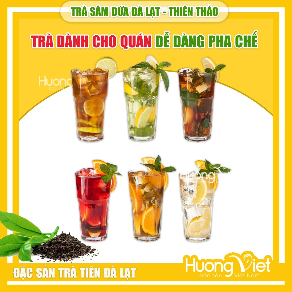 Trà sâm dứa Đà Lạt hiệu Thiên Thảo vị thơm dịu (Gói 300g)