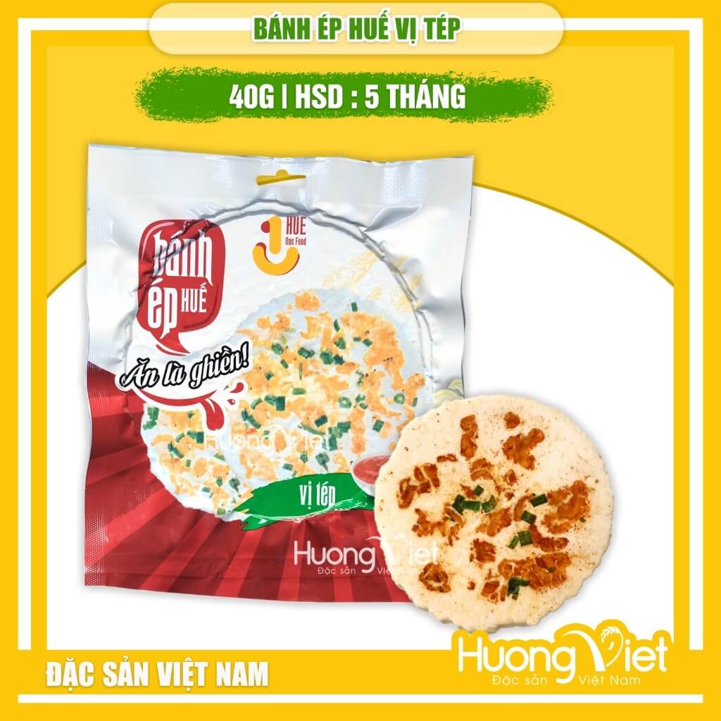 Bánh ép Thuận An vị hải sản Tôm Thịt - Cố đô Huế (gói 40g)