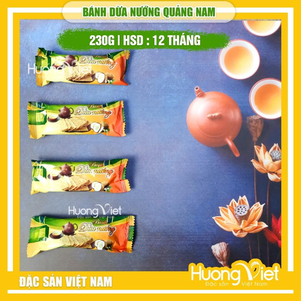 Bánh dừa nướng đặc sản Quảng Nam hiệu Thái Bình (Hộp 230g)