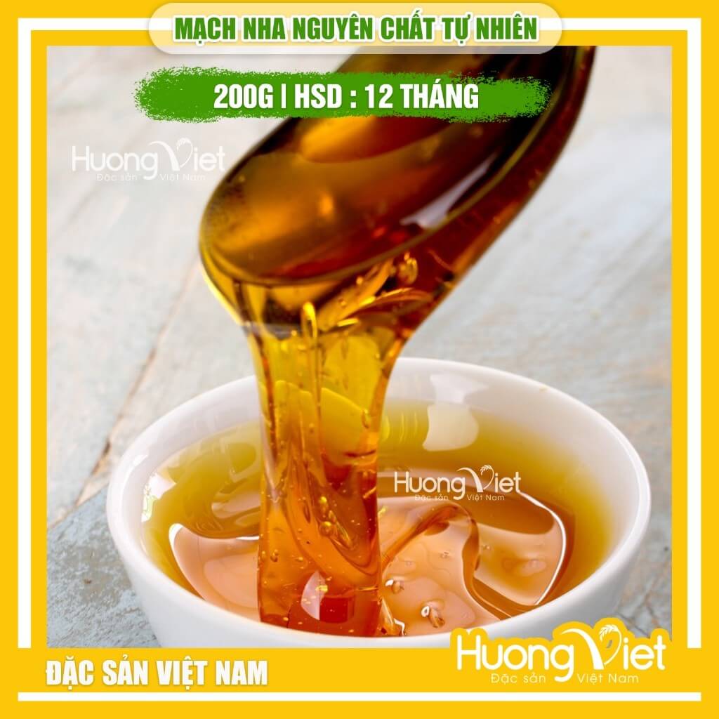 Mạch nha 3T nguyên chất từ mầm lúa và gạo (Hũ 200g)