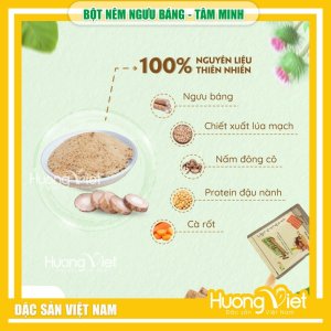 Bột nêm rau củ ngưu báng thuần chay Tâm Minh Foods (Túi 200g)