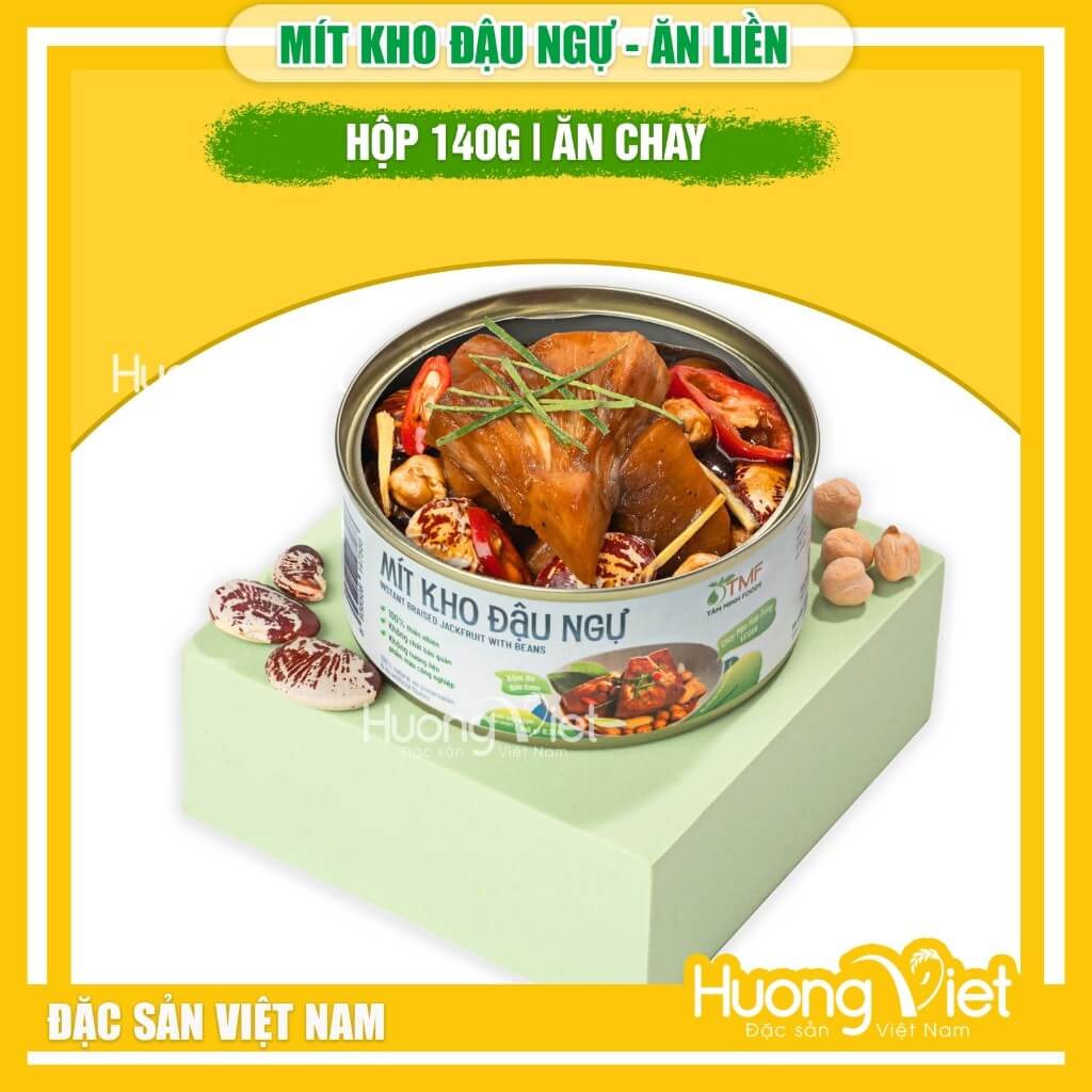 Mít kho đậu ngự chay ăn liền Tâm Minh Foods (Hũ thiếc 140g)