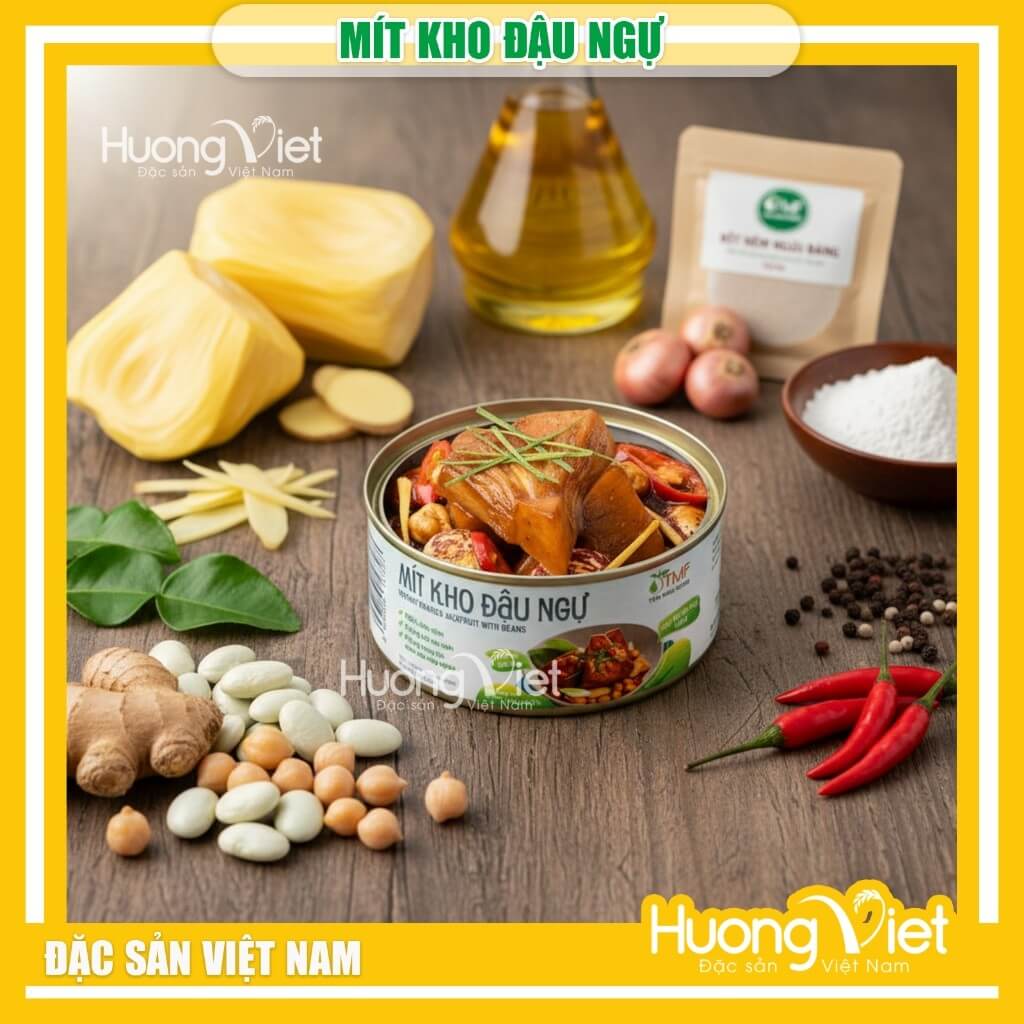 Mít kho đậu ngự chay ăn liền Tâm Minh Foods (Hũ thiếc 140g)