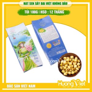 Hạt sen sấy giòn nguyên vị Sen Đại Việt (Túi 100g)