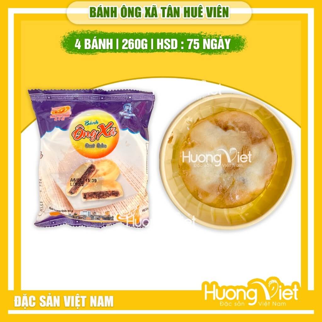 Bánh ông xã nhân mặn thập cẩm Tân Huê Viên (Túi 260g)