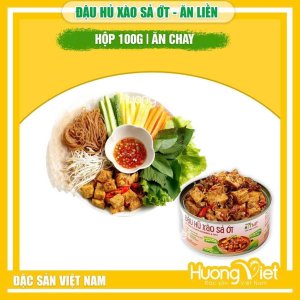 Đậu hũ chay xào xả ớt Tâm Minh Foods (Hũ thiếc 100g)