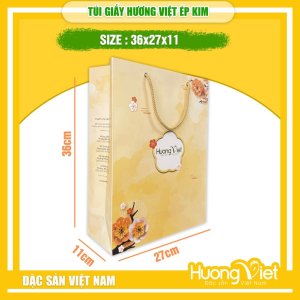 Túi giấy cao cấp đựng quà biếu tặng Hương Việt Mart