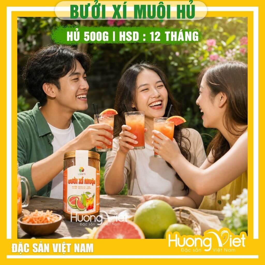 Nước cốt bưởi xí muội 123 Farm 500g | Cốt pha trà đậm đặc