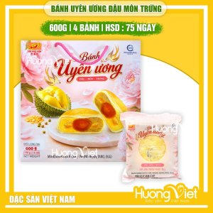 Bánh Pía Uyên Ương Đậu Môn Trứng Sóc Trăng 600g (Hộp 4 Bánh)