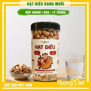 Hạt điều rang muối Vigonuts cao cấp (Hũ 500g)