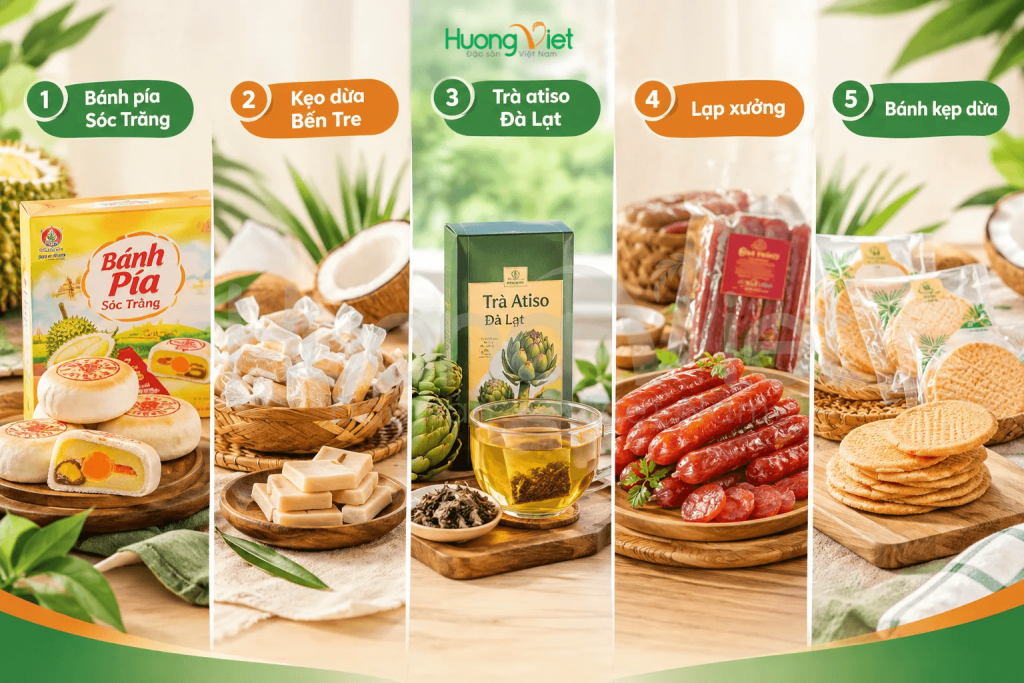 Mua quà 20/10 cho mẹ, vợ, đồng nghiệp - 5 món đặc sản vừa ý, dưới 400K